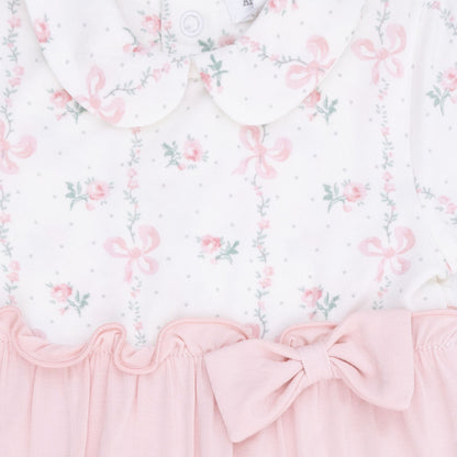 Bow Footie - Dainty Buds and Bows