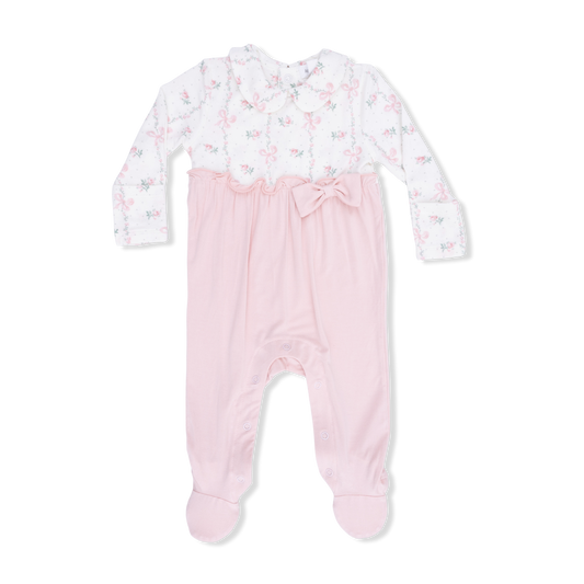 Bow Footie - Dainty Buds and Bows