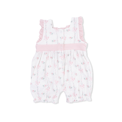 Bow Playsuit - Dainty Buds and Bows