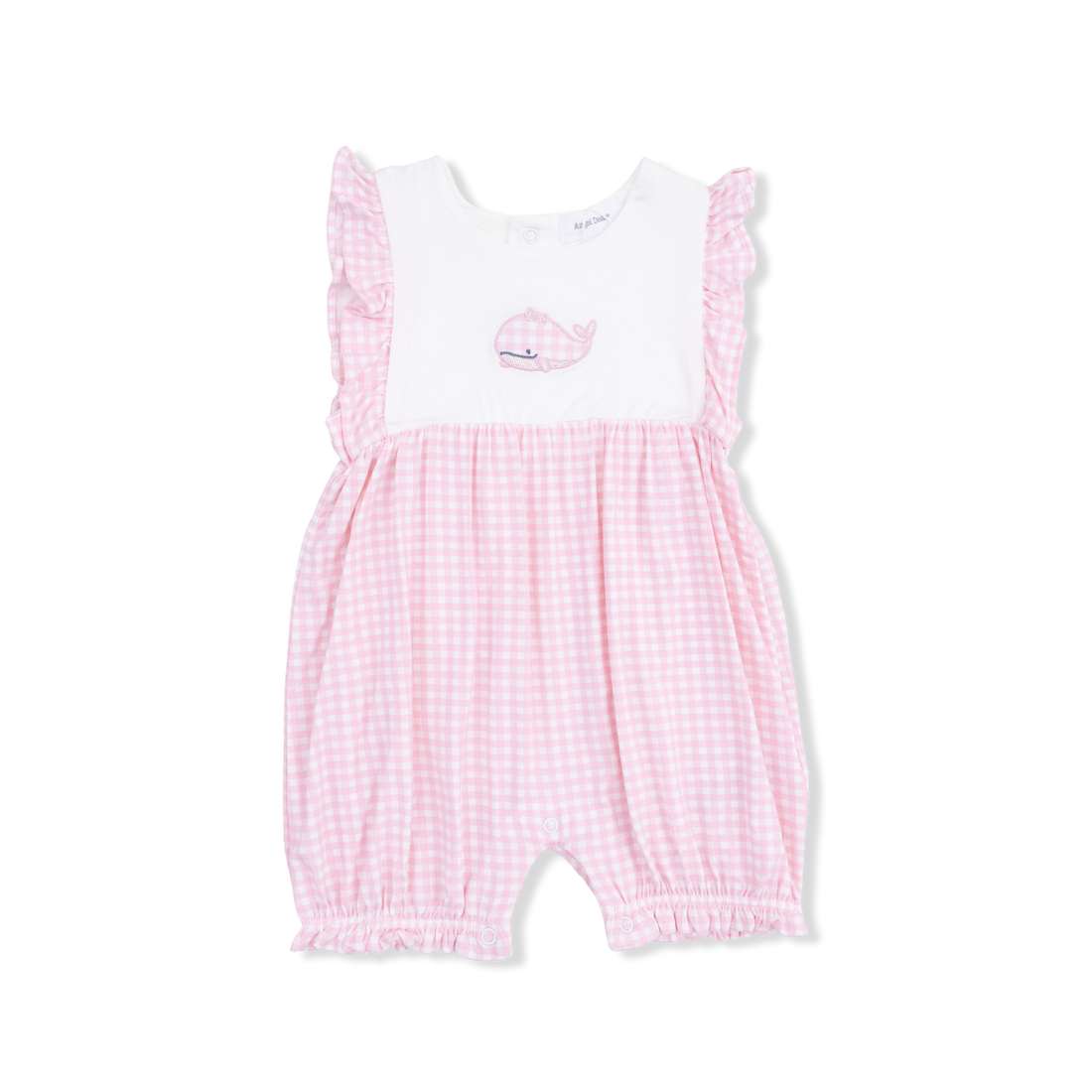 Ruffle - Bubbly Whale with Bow Pink