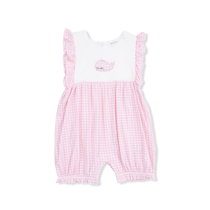 Ruffle - Bubbly Whale with Bow Pink