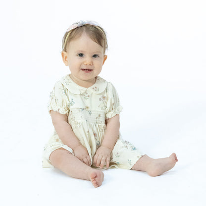 Smocked Dress Set - Flower Ducklings