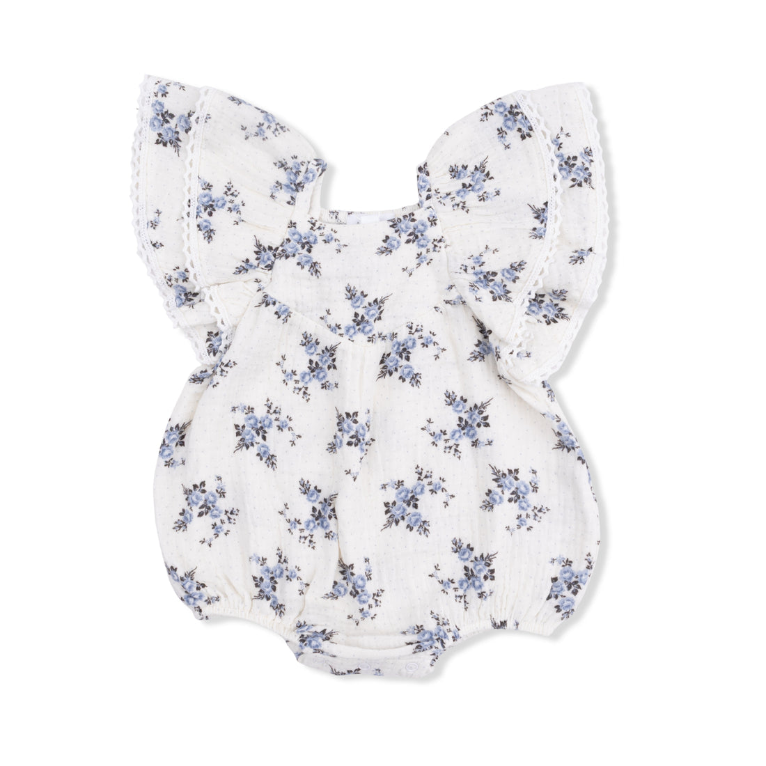 V-Neck Bubble - Belle Rosette Dot