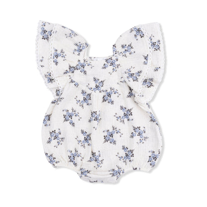 V-Neck Bubble - Belle Rosette Dot