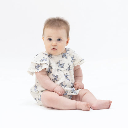 V-Neck Bubble - Belle Rosette Dot
