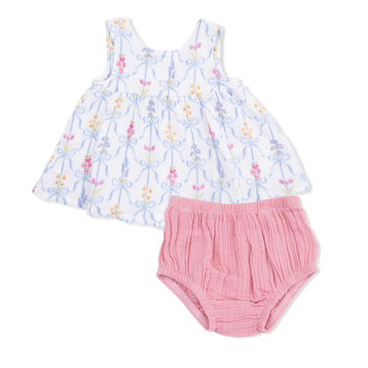 Ribbon Bouquets - Dress with Bow and Bloomer