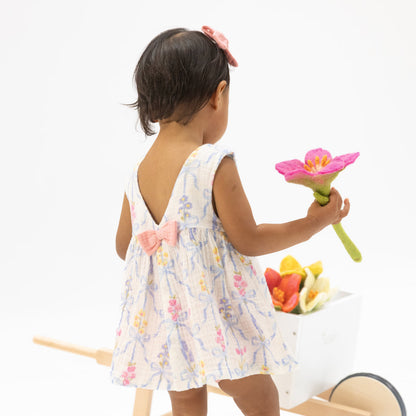 Ribbon Bouquets - Dress with Bow and Bloomer