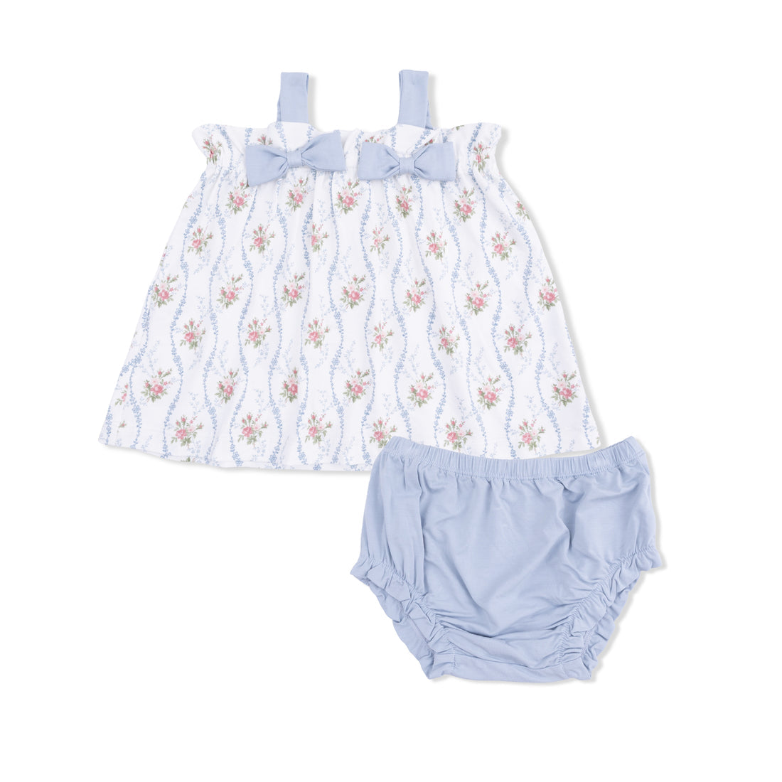 Heirloom Rose Stripe Top w/bloomer
