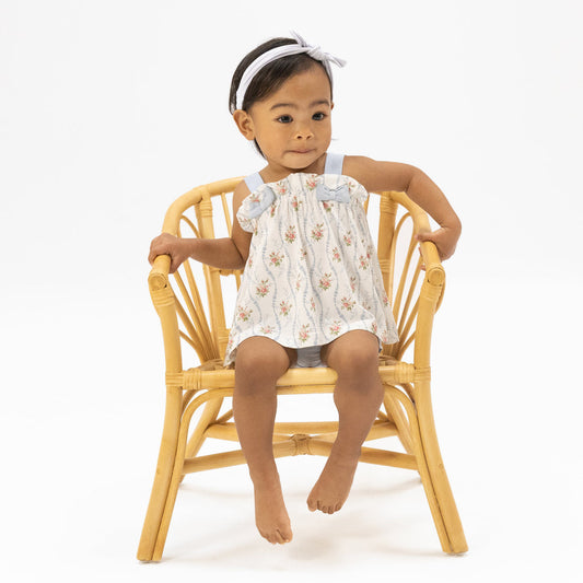Heirloom Rose Stripe Top w/bloomer