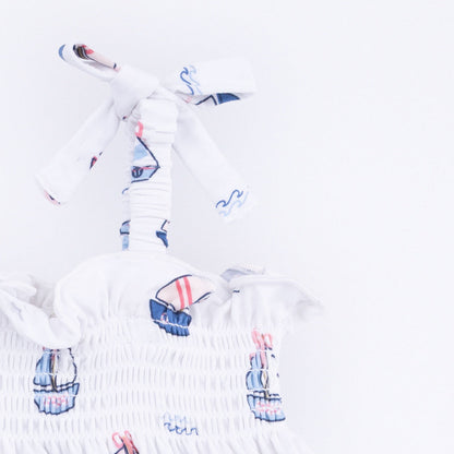 Bubbly Sailboats Pink- Top & Short set