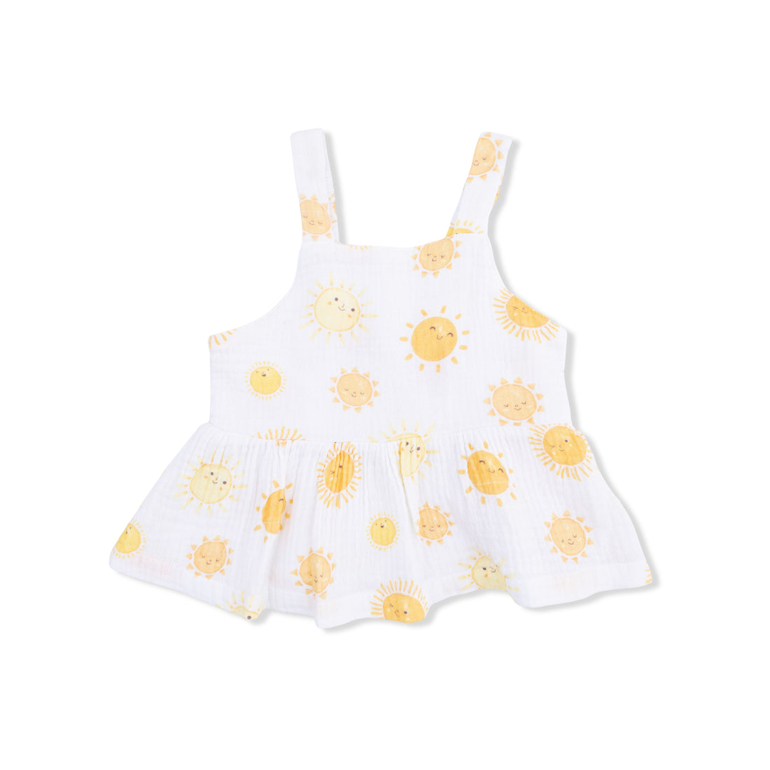 Peplum Tank with Wide Leg Pant - Happy Suns