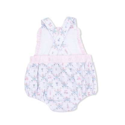 Ruffle Bubble - Golf Trellis Pink