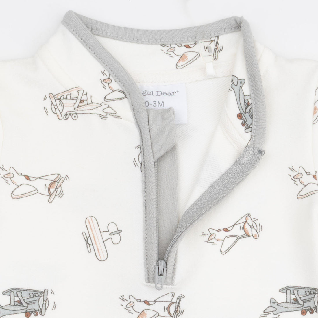 Vintage Airplane Pilots - Zip Neck Romper