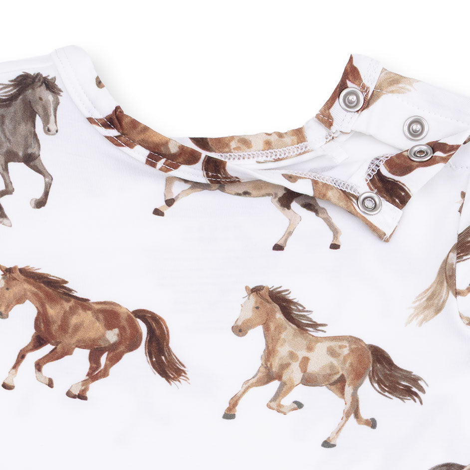 Wild Horses - Long Sleeve Bodysuit