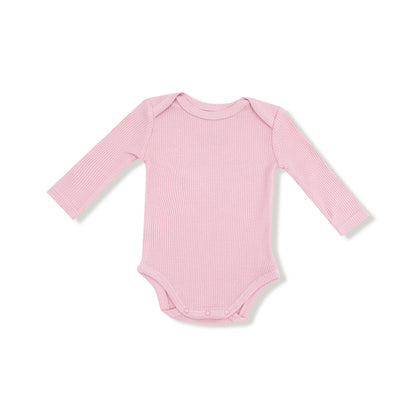 Lap Shoulder Bodysuit - Cameo Pink
