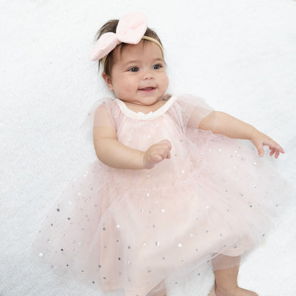 Velour Soft Pink - Tulle Dress
