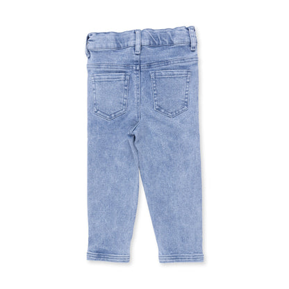 Old School Blue Stretch Denim