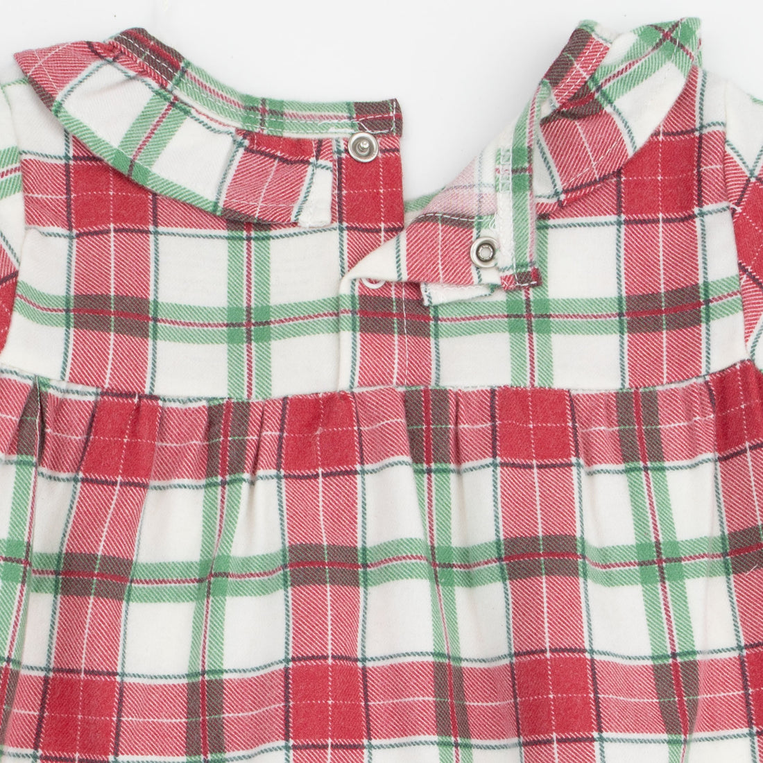 Holiday Plaid - Long Sleeve Gown