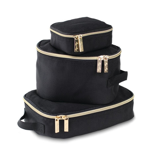Black & Gold Pack Like a Boss™ Packing Cubes