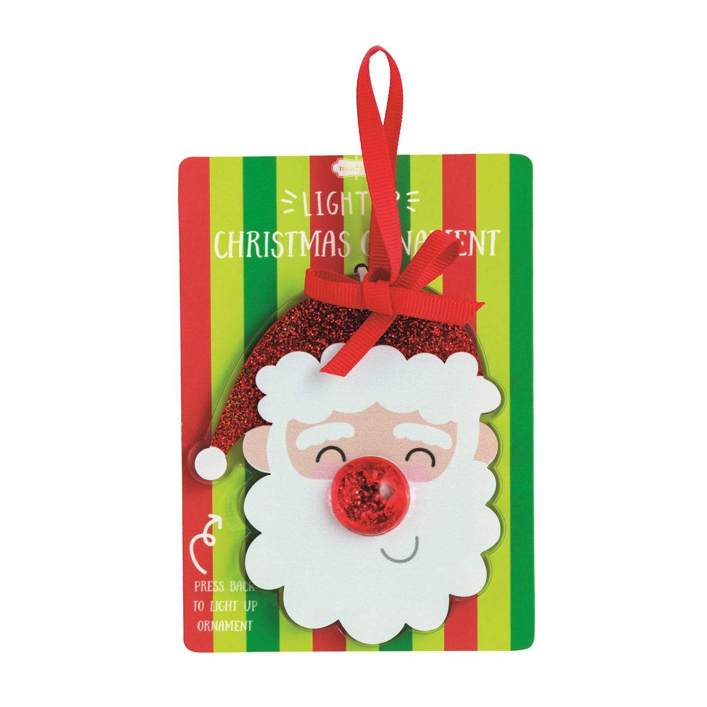 Light-Up Santa & Reindeer Ornaments