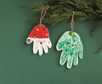 Christmas Handprint Ornament Kits