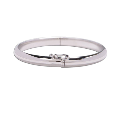 Classic Silver Bangle Bracelets for Babies/Kids