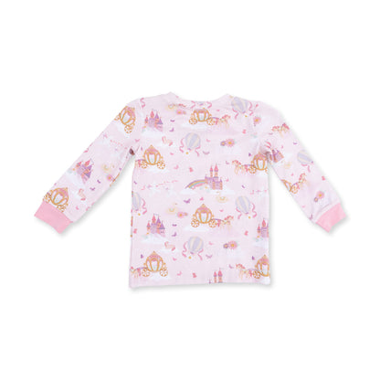 Princess Unicorns and Castle - Long Sleeve Loungewear Set