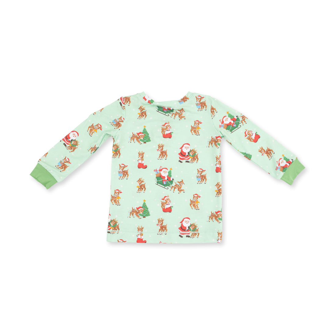 Vintage Reindeer & Santa Uni - Long Sleeve Loungewear Set
