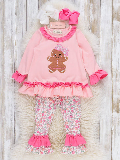 Gingerbread Dolly Embroidered Outfit