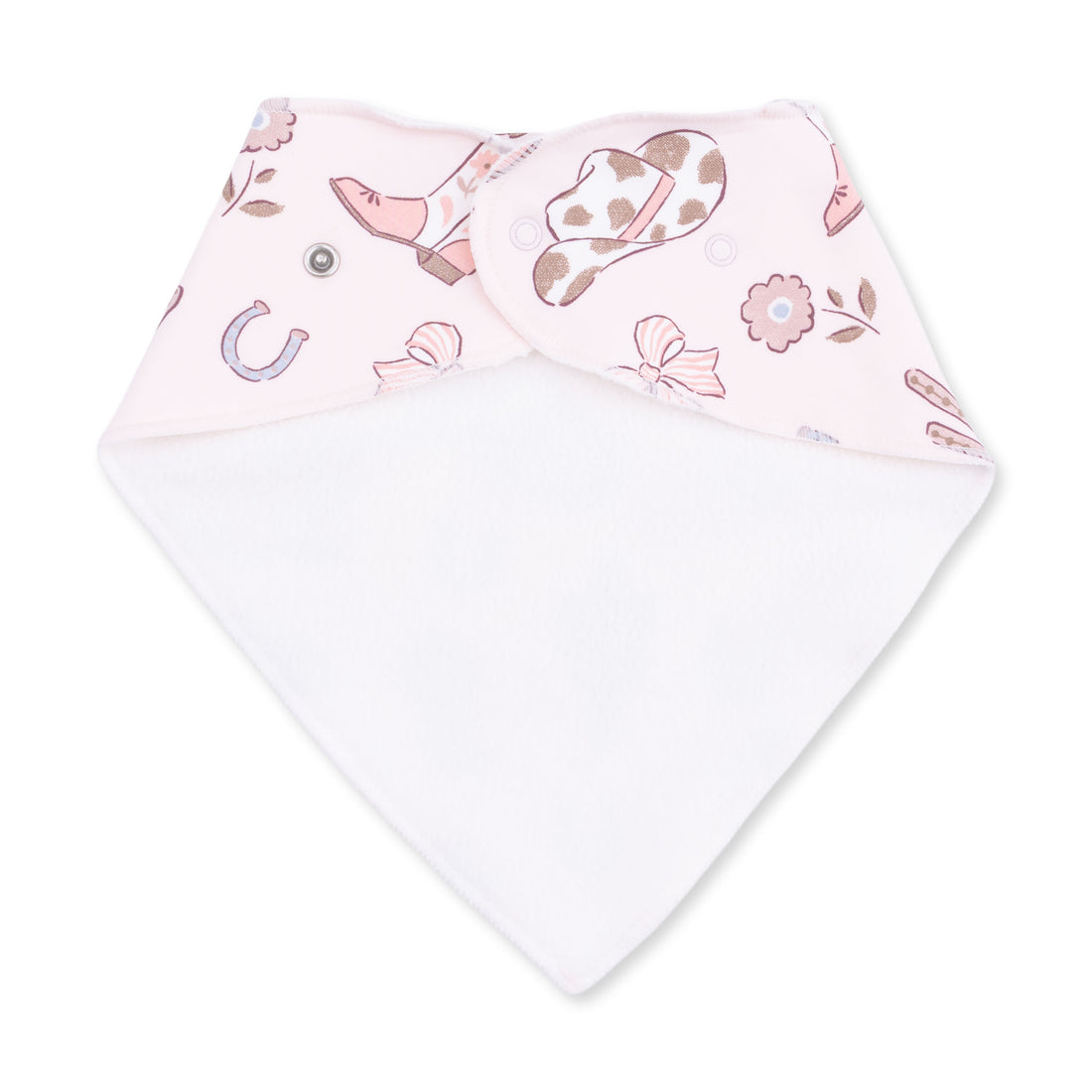 Cowgirl Boots and Bows - Bandana Bib