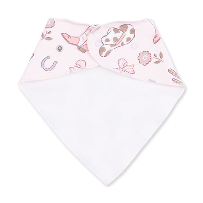 Cowgirl Boots and Bows - Bandana Bib