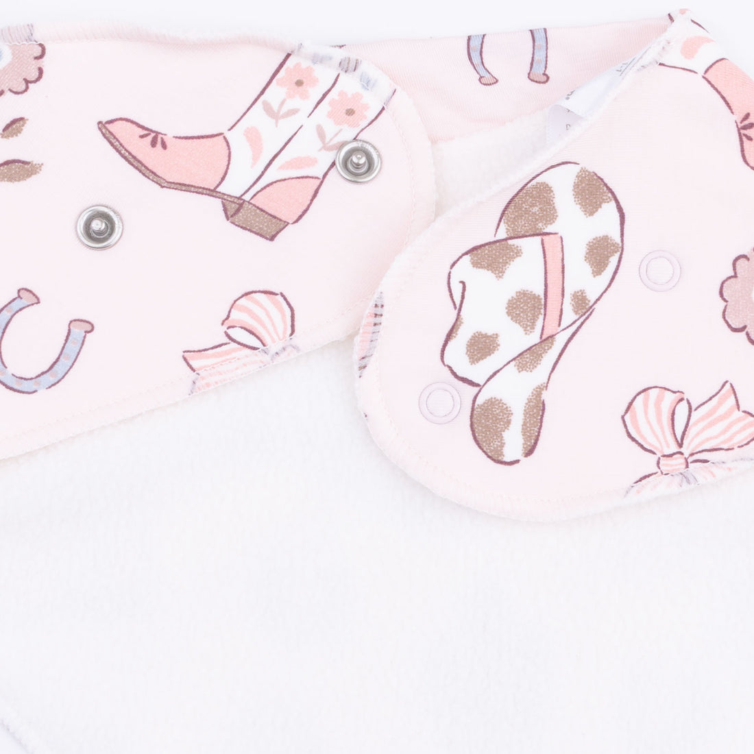 Cowgirl Boots and Bows - Bandana Bib