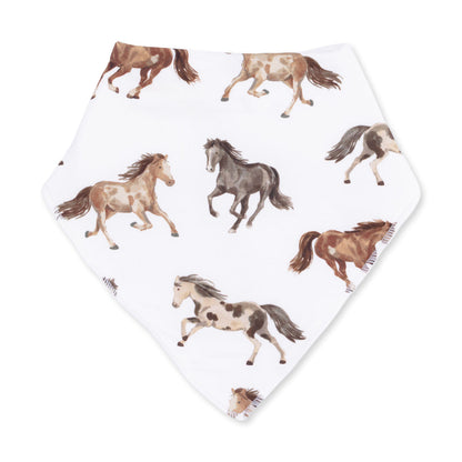 Wild Horses - Bandana Bib