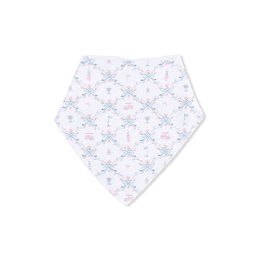 Bandana Bibs - Golf Trellis - Pink