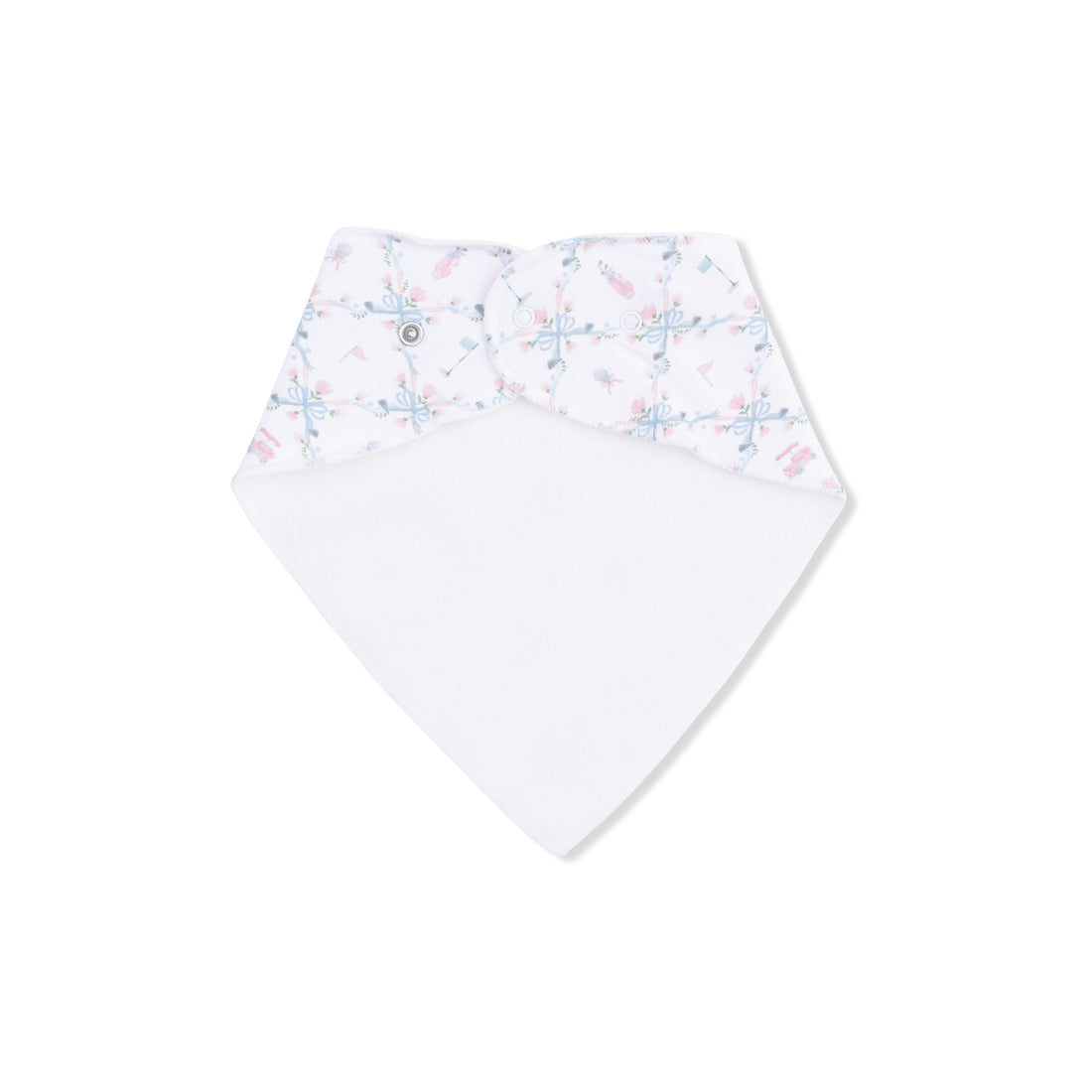 Bandana Bibs - Golf Trellis - Pink