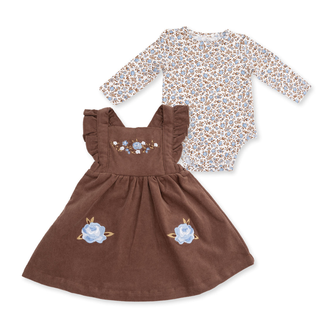 Hazel Floral - Dress/Bodysuit Set