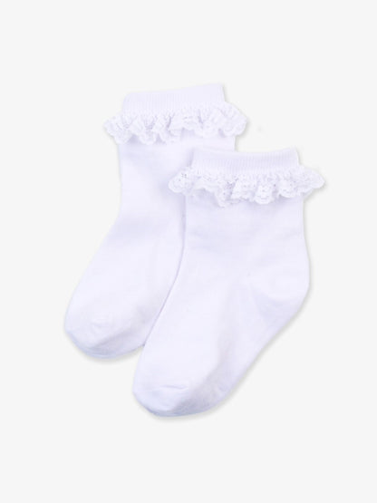 3-Pack Ruffle Ankle Socks