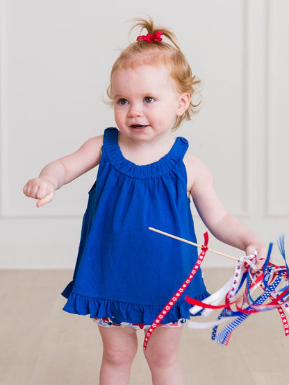 Star-Spangled Knit Swing Top and Bloomer