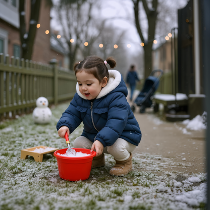 Baby Toddler Girls' Mini Fur Lined Winter Puffer Coat