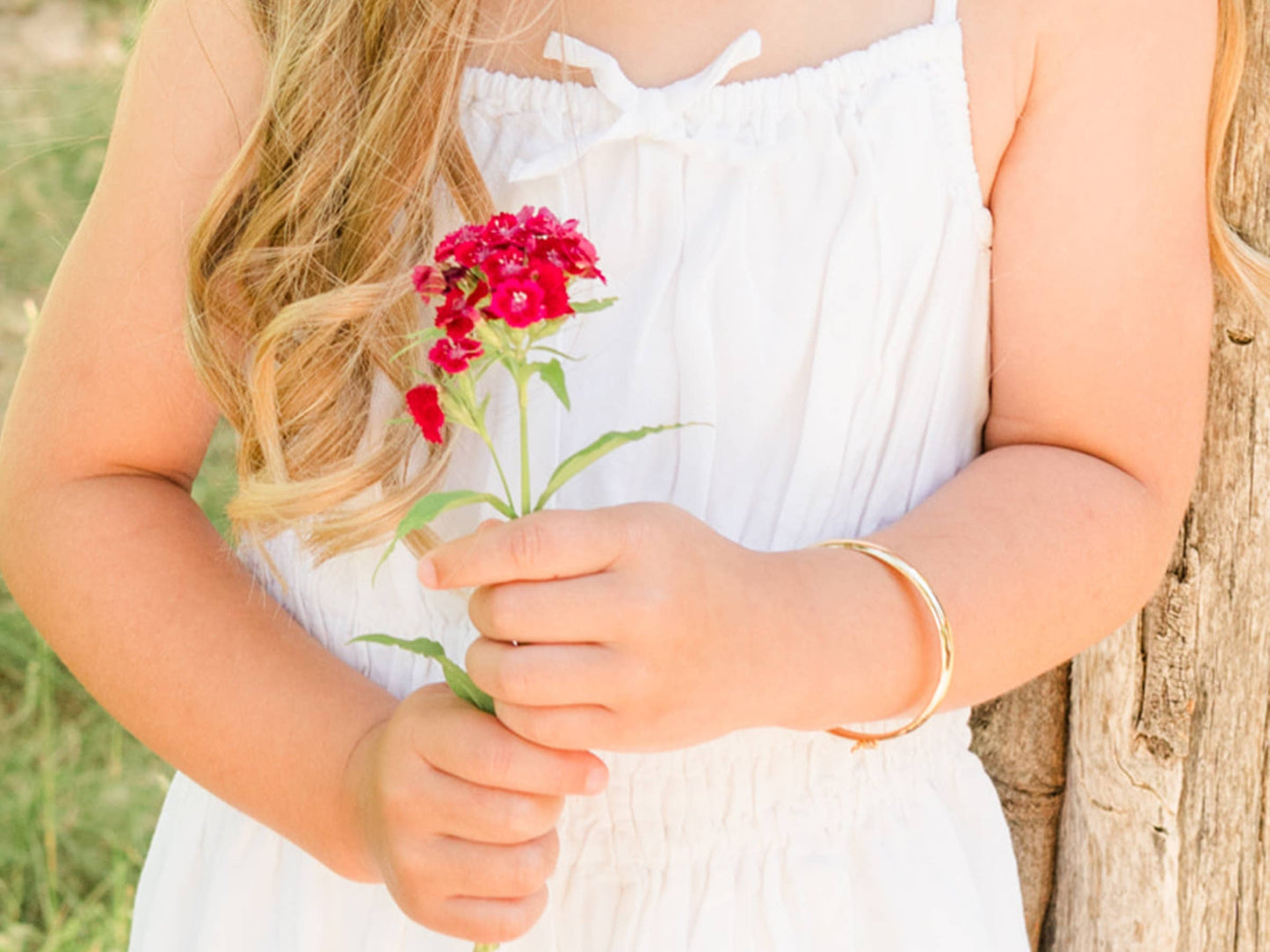 Classic Silver Bangle Bracelets for Babies/Kids