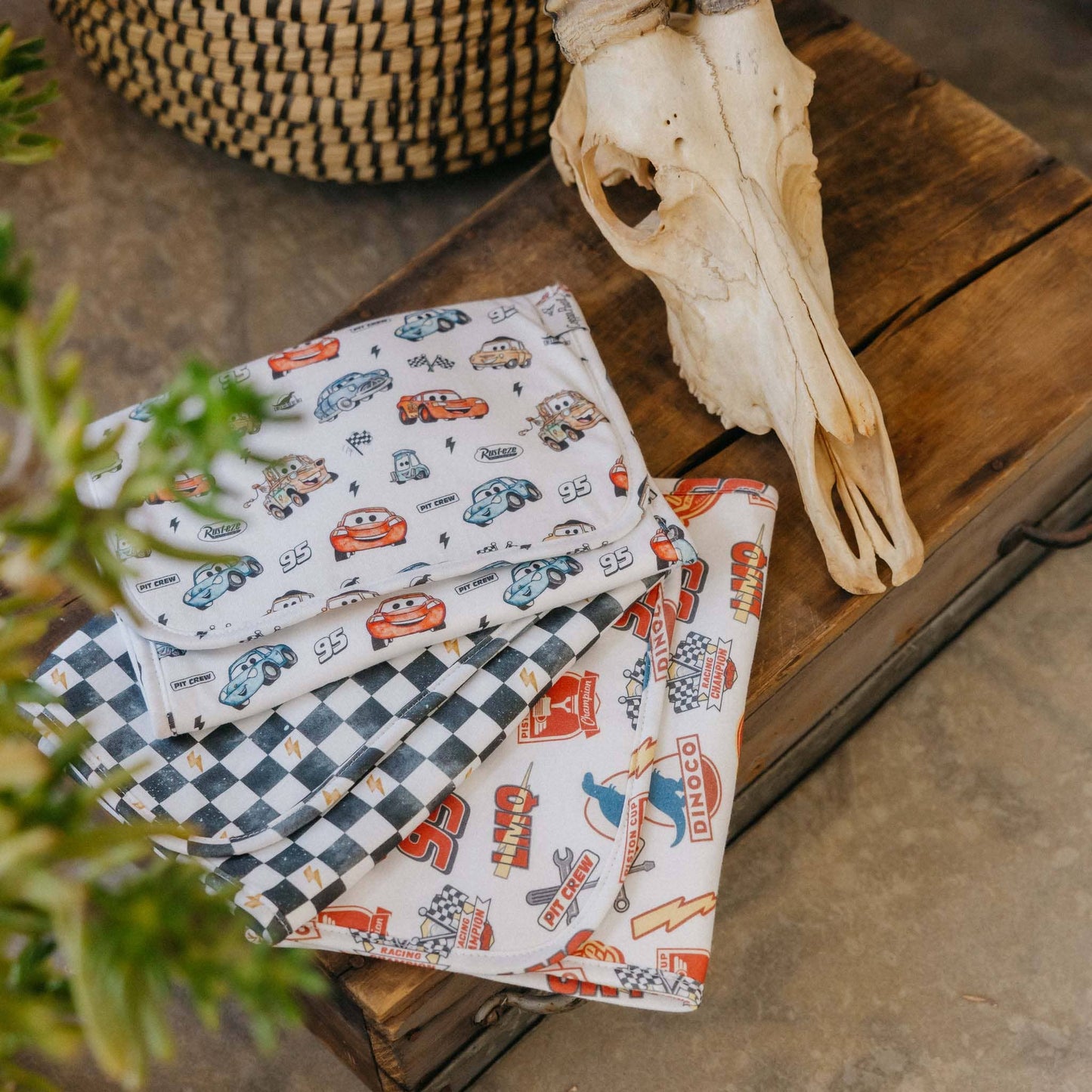 Burp Cloths - Disney Pixar Cars