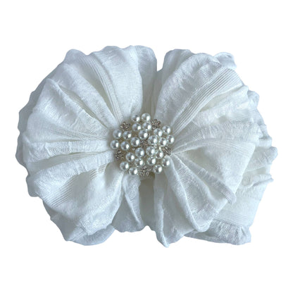 Pearl Ruffled Headband