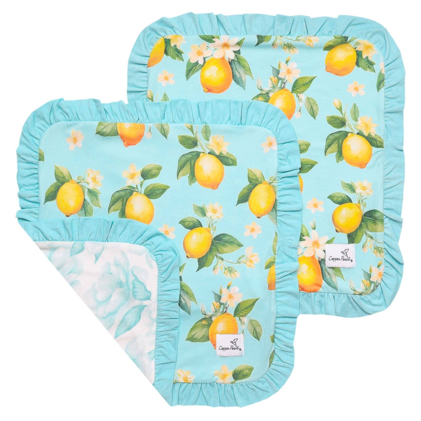 Ruffled Security Blanket Set - Melody