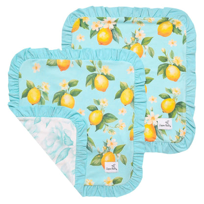 Ruffled Security Blanket Set - Melody