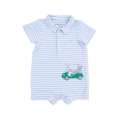 Striped Golf - Polo Shortie