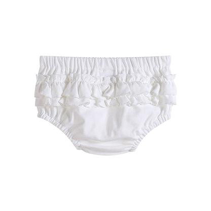 2 pc Light Blue and White Baby Bloomers