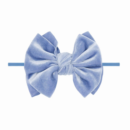 Baby Bling® Velvet FAB® Skinny soft headband with velvet bow