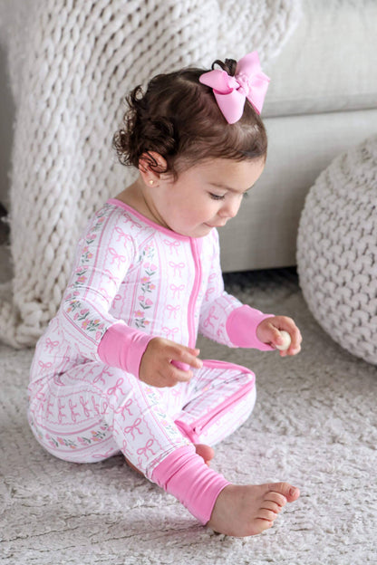 Convertible Zip Romper | Coquette Garden