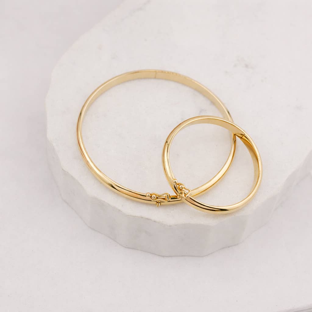 Gold Classic Bangle