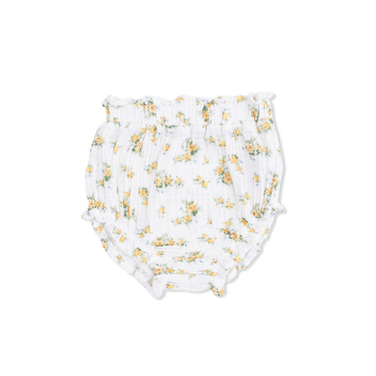 Pinafore and High Waisted Bloomer - Sunshine Roses